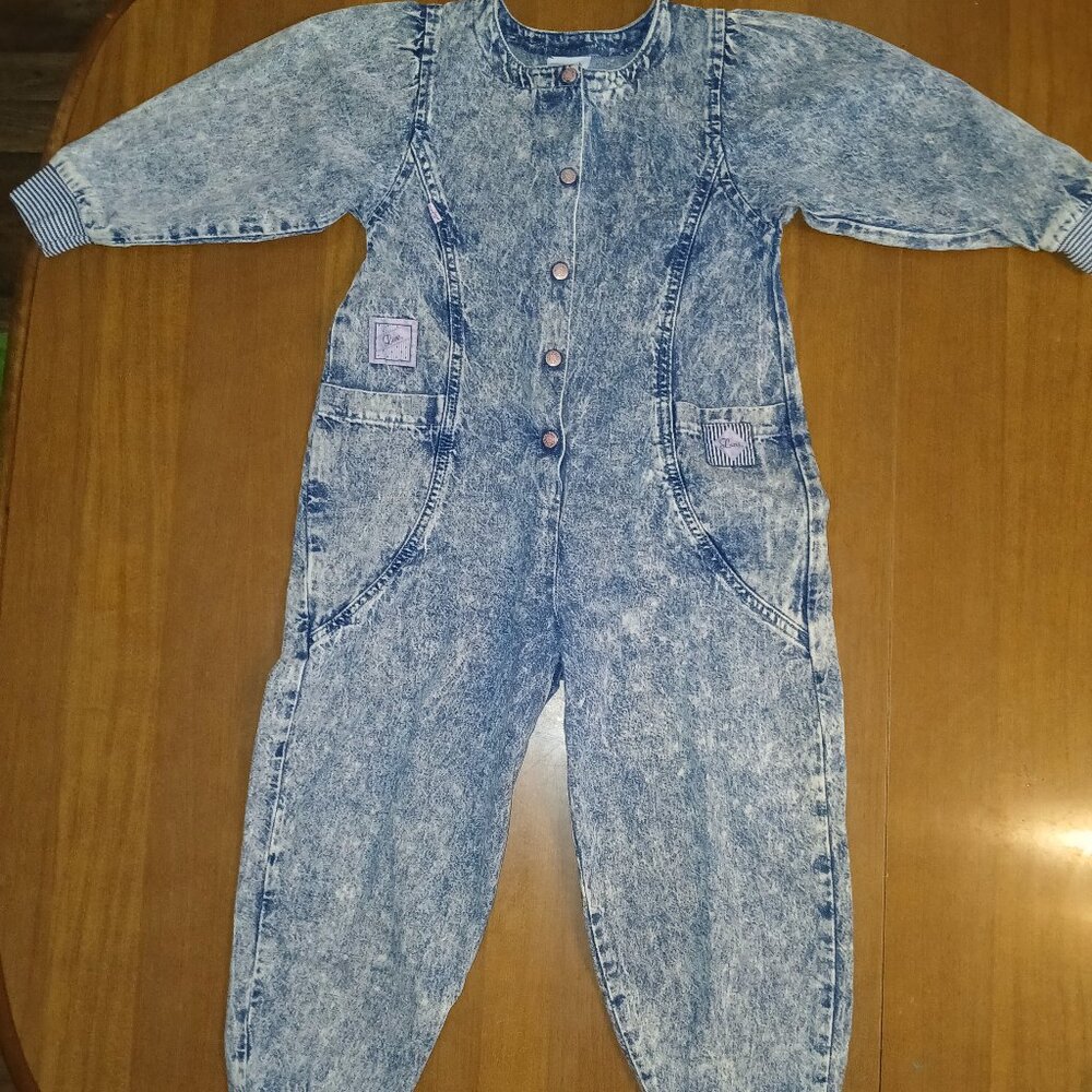 Levi's (Little Levi's) girls jeans romper size 6
